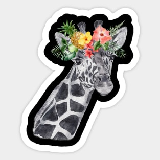 Floral Wild Cat Animal Spirit Costume Cute Wildlife Rescue Sticker